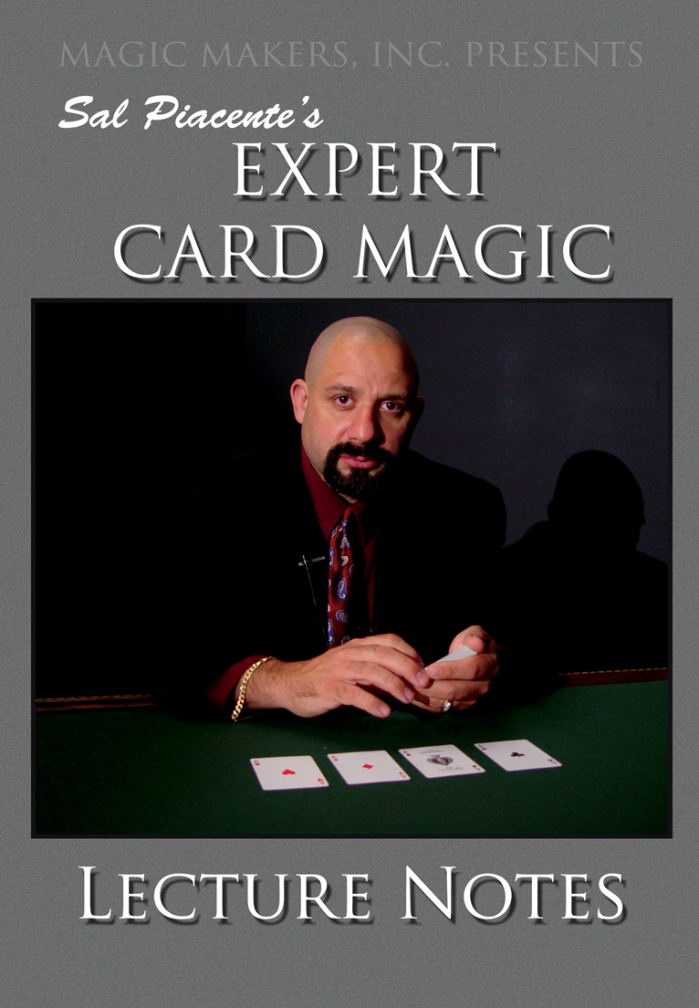 Sal Piacente's Expert Card Magic Lecture Notes 2 Volumes - Click Image to Close